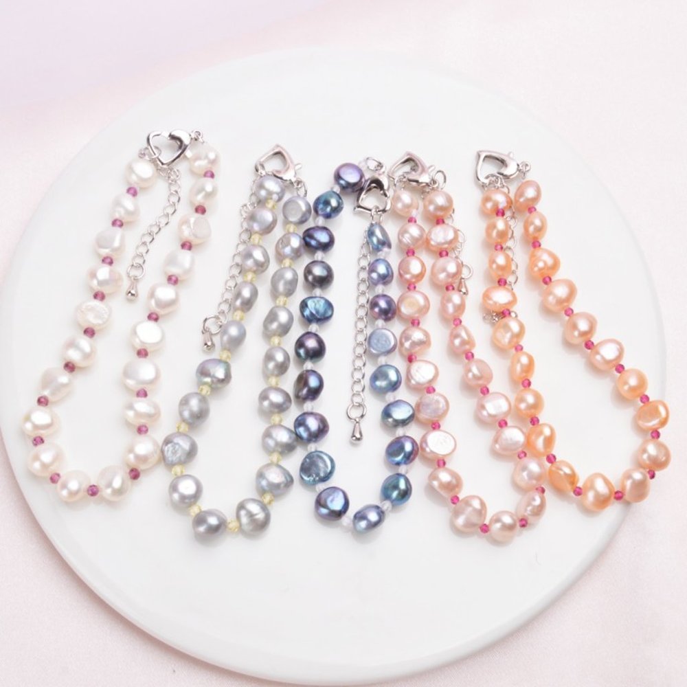 Genuine Baroque Pearl Jewelry Set - Picture 5 of 10
